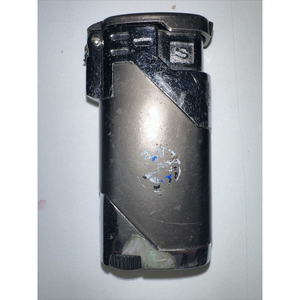 Vtg BMW Logo Refillable Butane Cigarette Lighter, Sparks rr